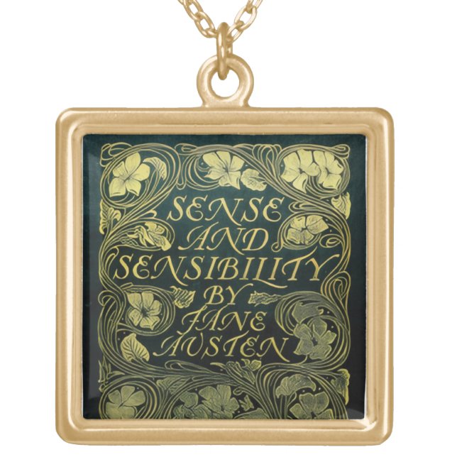 Jane Austen's "Sense and Sensibility" Necklace (Front)