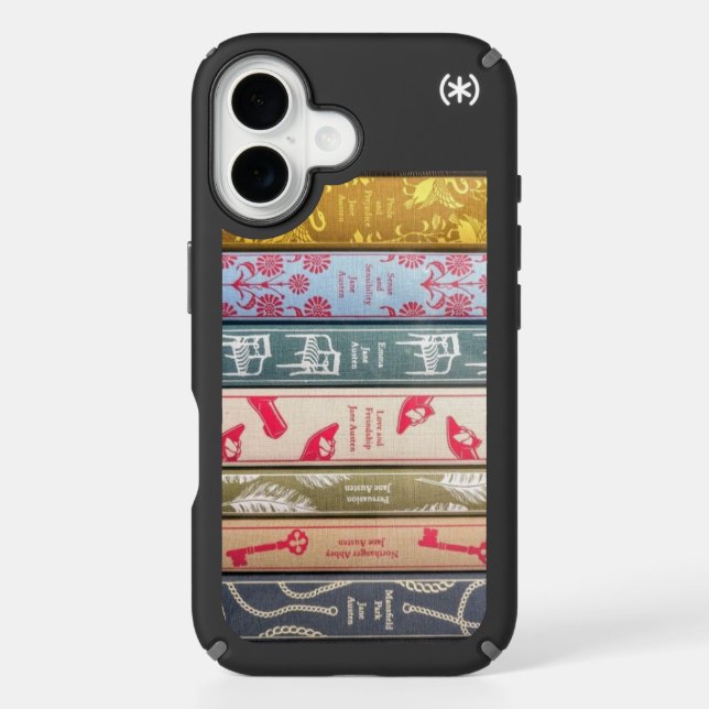 Jane Austen's seven books phone case (Front)