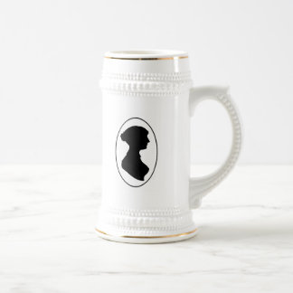 Jane Austen's Silhouette Beer Stein