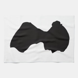 Jane Austen's silhouette Kitchen Towel