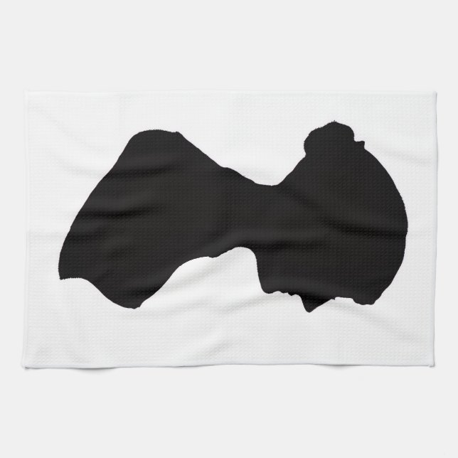 Jane Austen's silhouette Kitchen Towel (Horizontal)