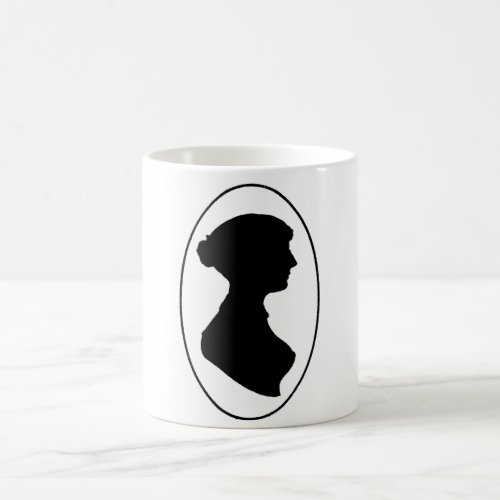 Jane Austens Silhouette Magic Mug