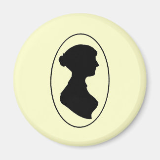 Jane Austen's Silhouette Magnet