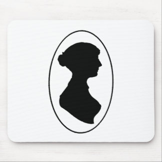 Jane Austen's Silhouette Mouse Pad