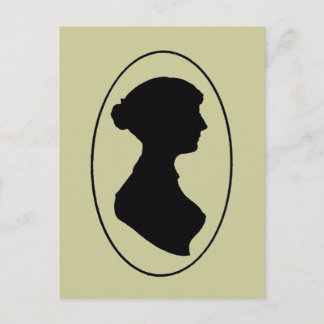 Jane Austen's Silhouette Postcard