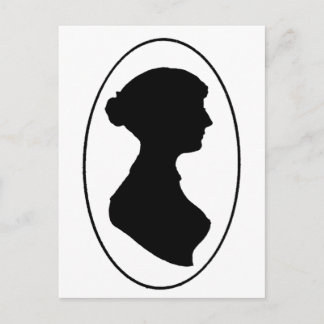 Jane Austen's Silhouette Postcard