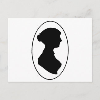 Jane Austen's Silhouette Postcard