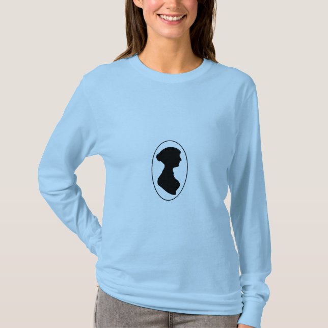 Jane Austen's Silhouette T-Shirt (Front)