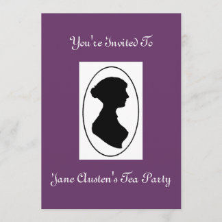 Jane Austen's Tea Party Invitation