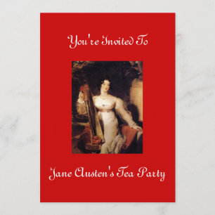 Jane Austen's Tea Party Invitation 2