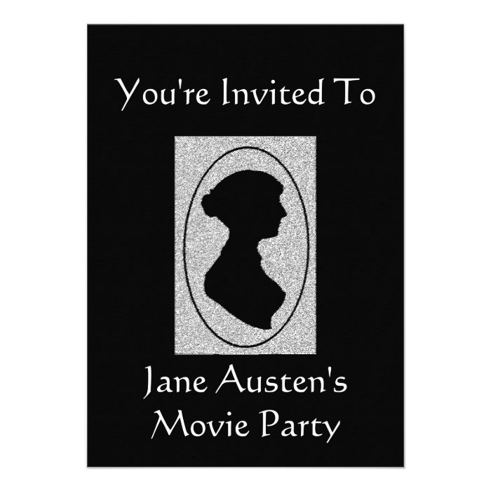 Jane Austen's Tea Party Invitation 2