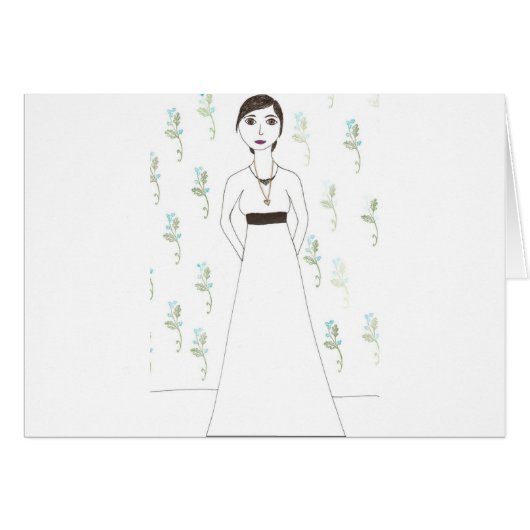 Jane Austen's  wallpaper Cards (Front Horizontal)