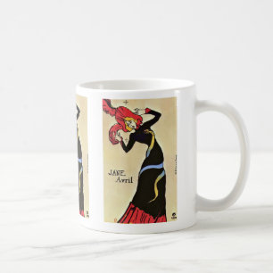 Jane Avril, By Toulouse-Lautrec Henri De Coffee Mug