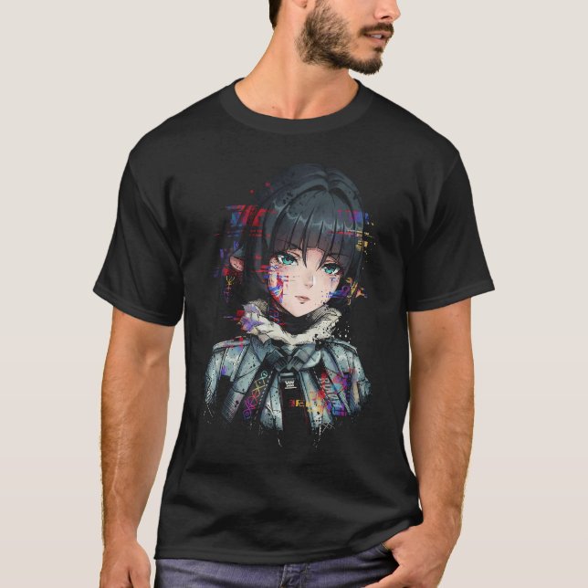 Jane Doe ZZZ Tail Aesthetic T-Shirt (Front)