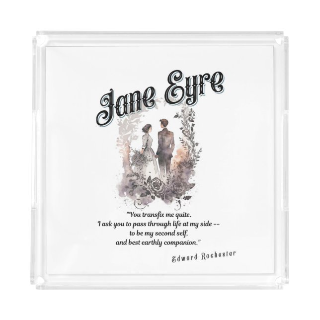 Jane Eyre Acrylic Tray (Front)