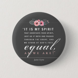 Jane Eyre - As We Are - Black Button