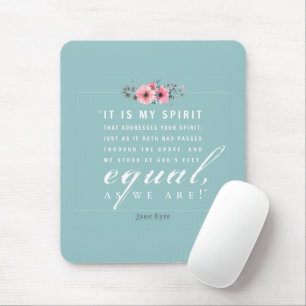 Jane Eyre - As We Are - Teal Mouse Pad