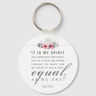 Jane Eyre - As We Are - White Keychain