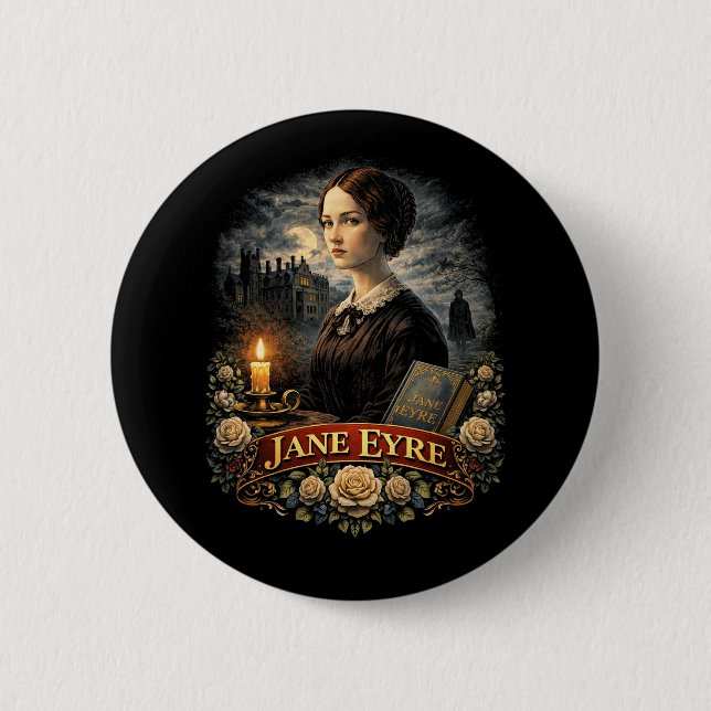 Jane Eyre Button (Front)