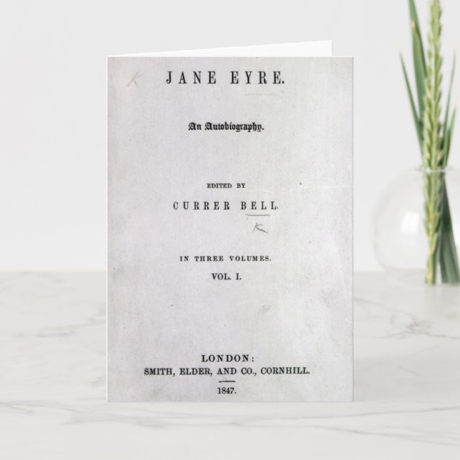 Jane Eyre' Card (Front)