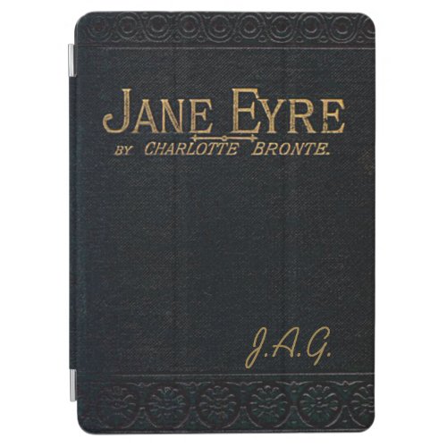 Jane Eyre Classic Antique Book Monogram iPad Air Cover