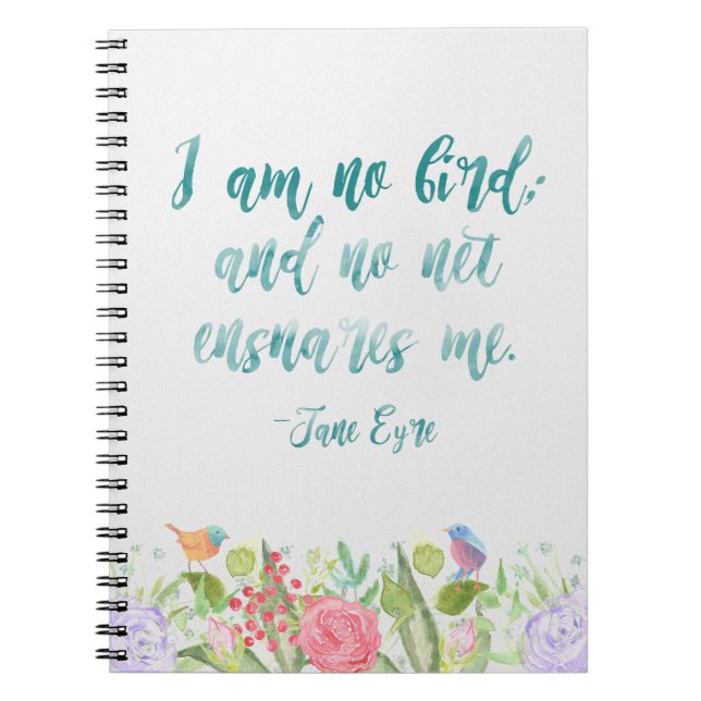 Jane Eyre - I Am No Bird - Notebook (Front)