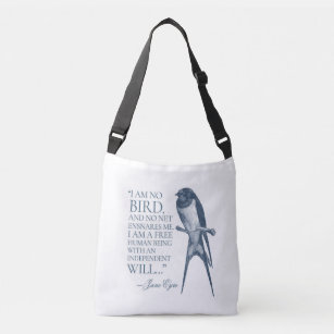 Jane Eyre - I Am No Bird - Swallow Crossbody Bag