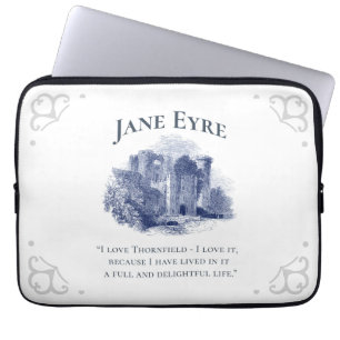 Jane Eyre - I Love Thornfield - Castle Laptop Sleeve