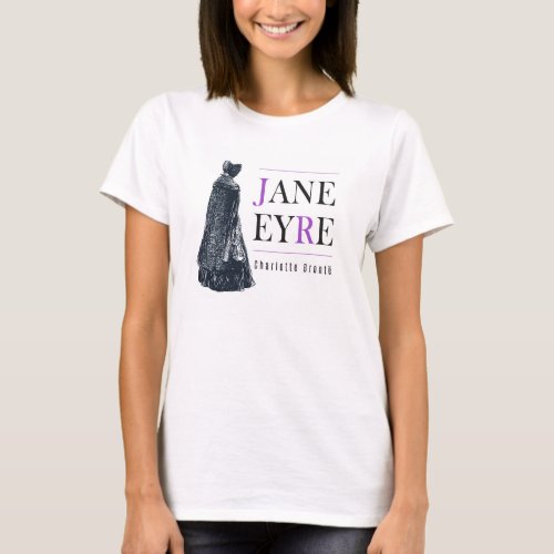 Jane Eyre in Cape and Bonnet T_Shirt