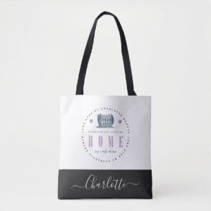 Jane Eyre - My Only Home - Add Your Name Tote Bag
