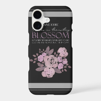 Jane Eyre - No Transitory Blossom - Roses Black iPhone 17 Case