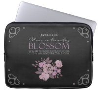 Jane Eyre - No Transitory Blossom - Roses on Black