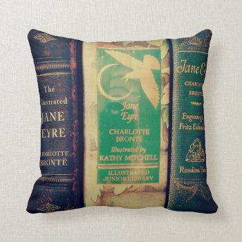 Jane Eyre Pillow by ApplesandSpindles at Zazzle