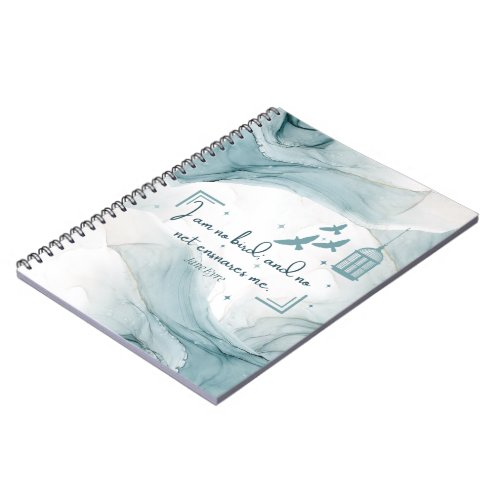 Jane Eyre Quote _ I am no bird Notebook