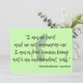 Jane Eyre Quote II (Standing Front)