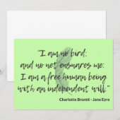 Jane Eyre Quote II (Front/Back)