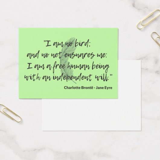 Jane Eyre Quote II (Office)