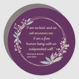 Jane Eyre Quote II - Cute Style Car Magnet