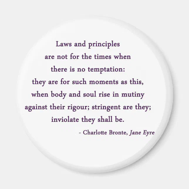 Jane Eyre Quote Zazzle