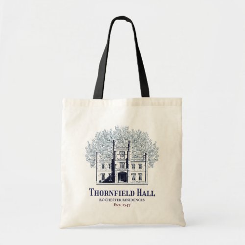 Jane Eyre Thornfield Hall Rochester Residences Tote Bag