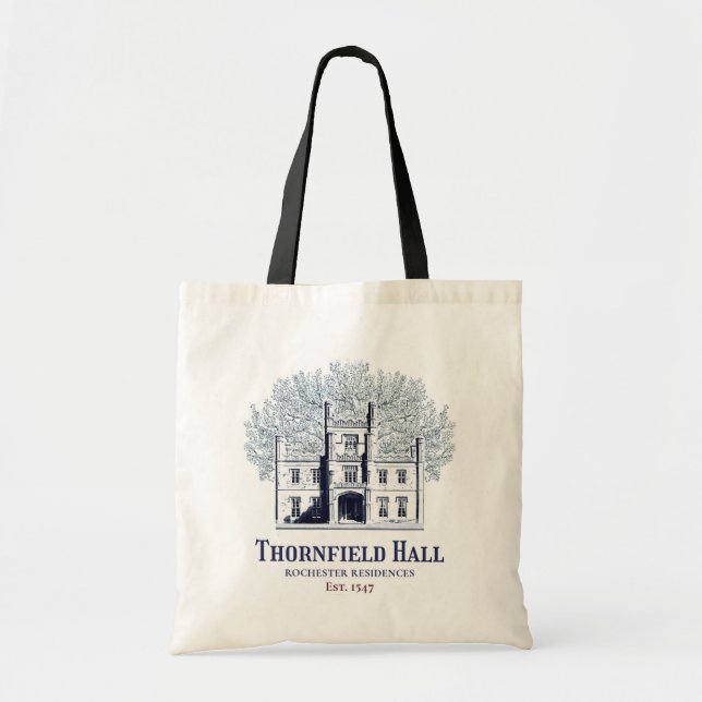 Jane Eyre Thornfield Hall Rochester Residences Tote Bag (Front)