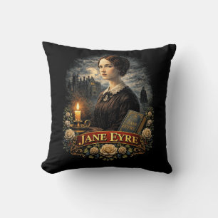 Jane Eyre Throw Pillow