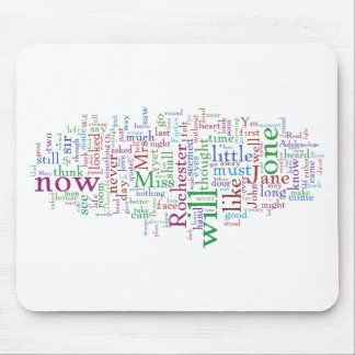Jane Eyre Word Cloud Mouse Pad