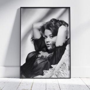 Jane Fonda Poster ~ Black and White ~ Wall Decor