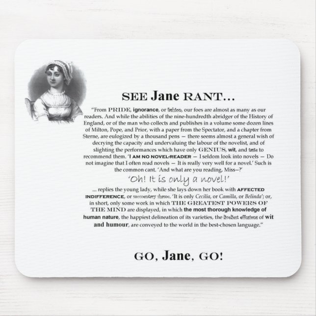 Jane Rant Mousepad (Front)