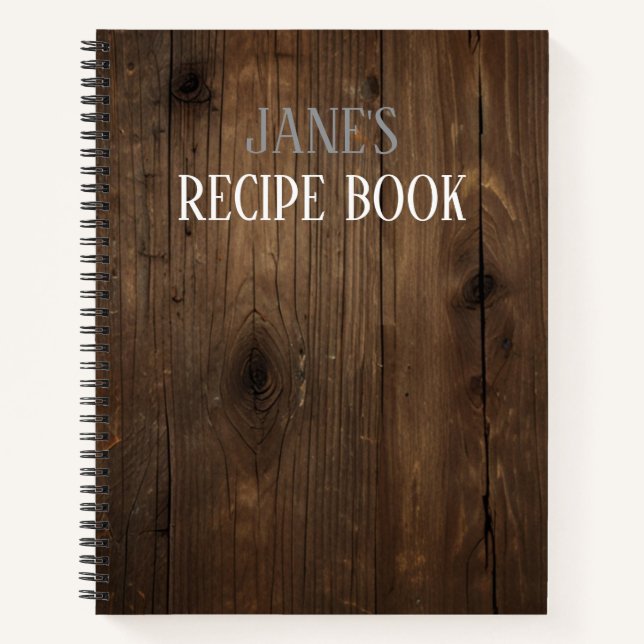 Jane’s Personalized Recipe Notebook (Front)