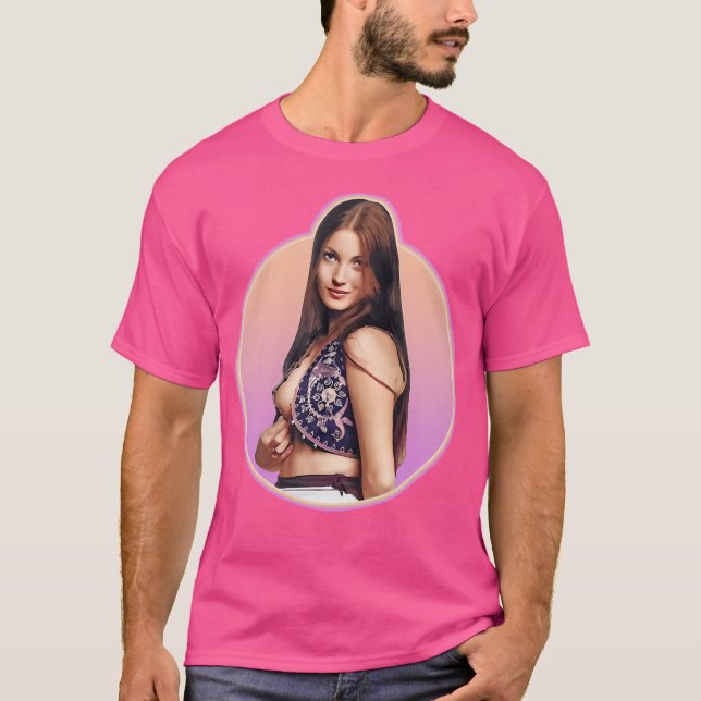 Jane Seymour Jewelry Necklace T-Shirt (Front)