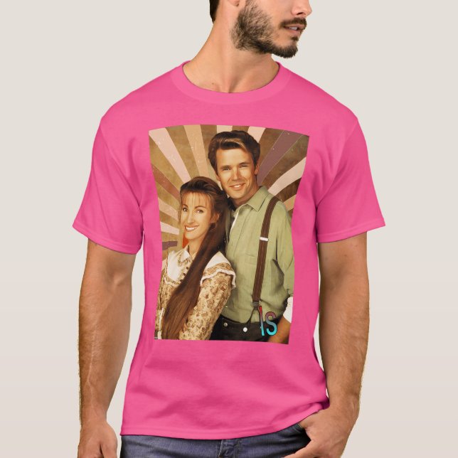 Jane Seymour John Schneider T-Shirt (Front)