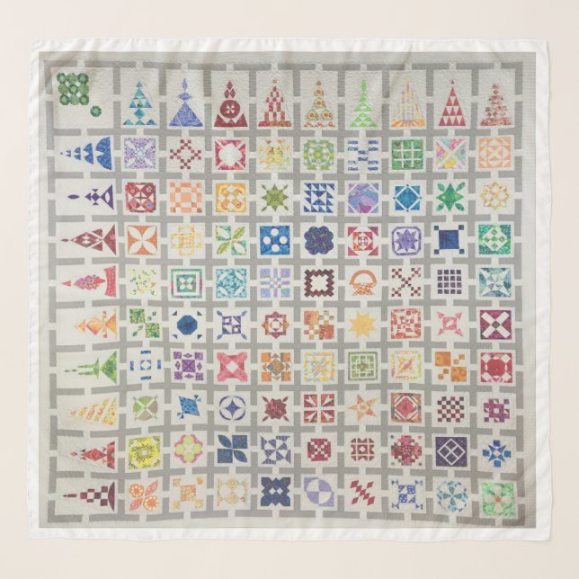 Jane Stickle Quilt Scarf (Front)