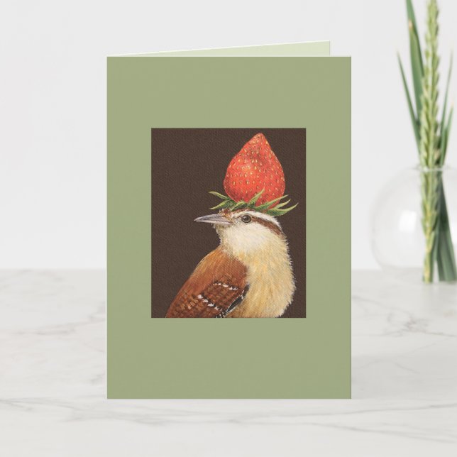 Jane the wren card (Front)